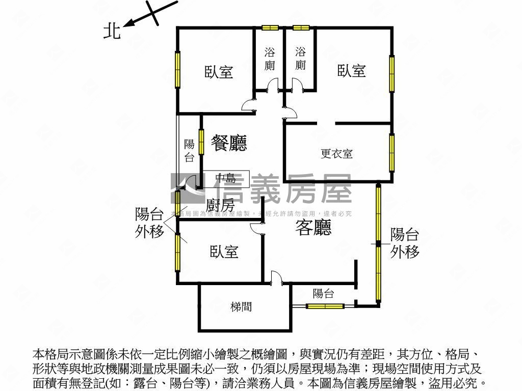 忠孝四面採光八方來財房屋室內格局與周邊環境