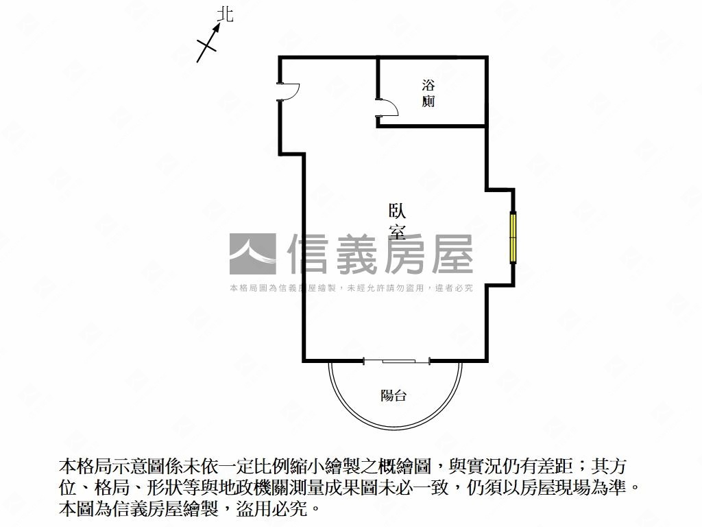 中華商圈陽台套房房屋室內格局與周邊環境