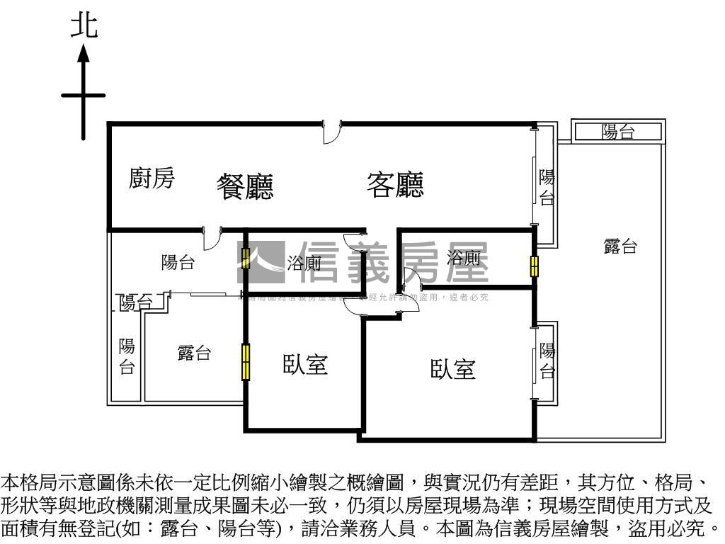 專任東區兩房兩衛大露臺戶房屋室內格局與周邊環境