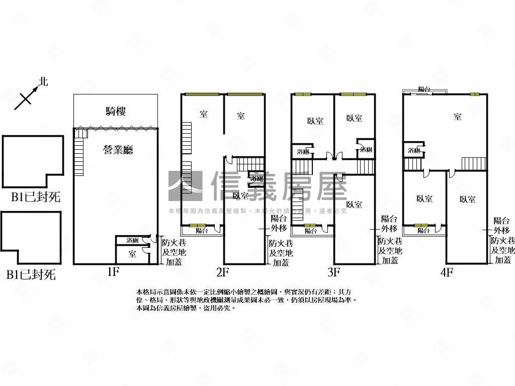 捷運文心櫻花站雙透店房屋室內格局與周邊環境