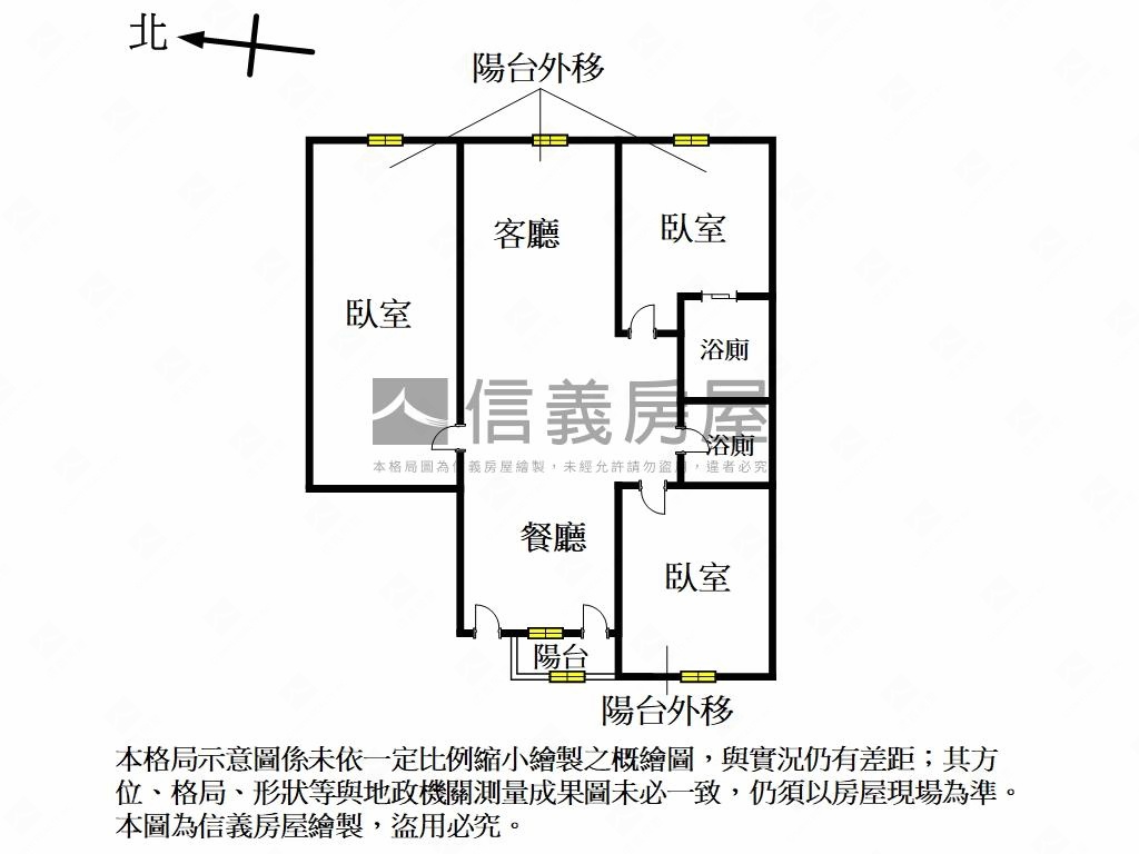獨家雙敦學區３房看１０１房屋室內格局與周邊環境
