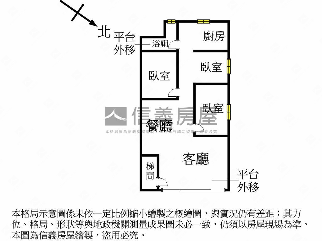 新埔裕民活巷美美一樓房屋室內格局與周邊環境