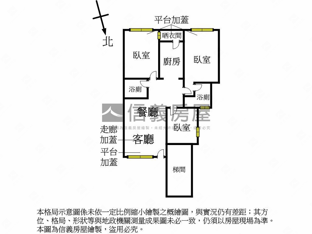 景勤公園一樓三面採光美屋房屋室內格局與周邊環境