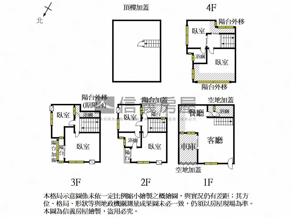面崇學國小面寬透天房屋室內格局與周邊環境