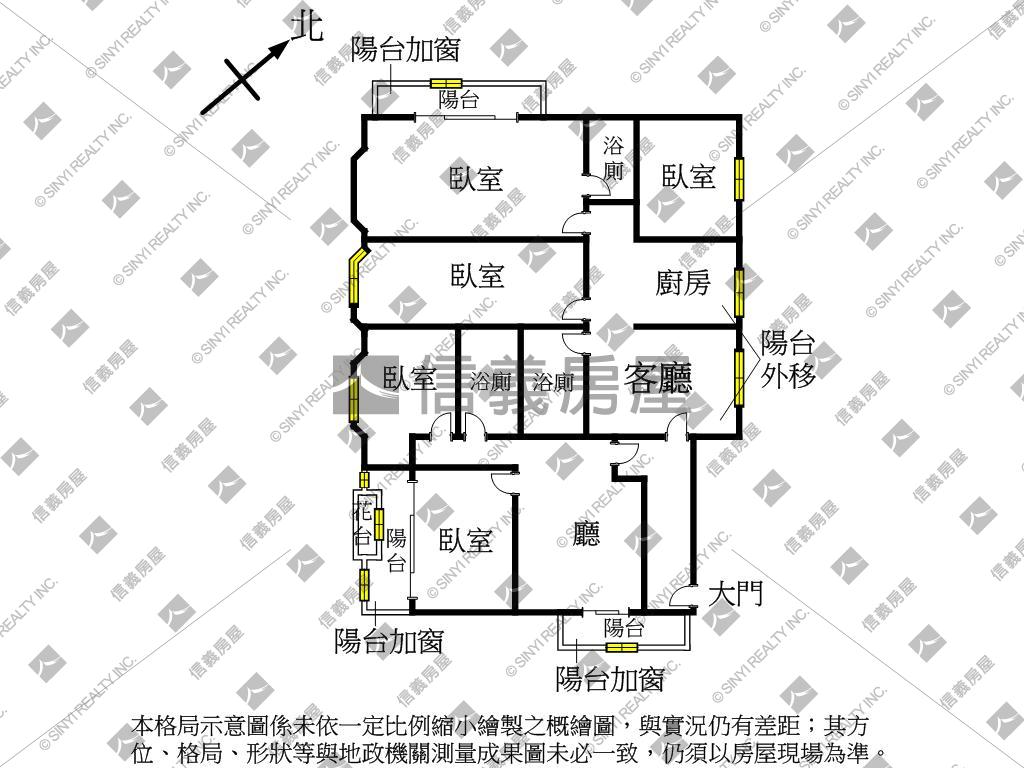 中華路高樓電梯釋出房屋室內格局與周邊環境