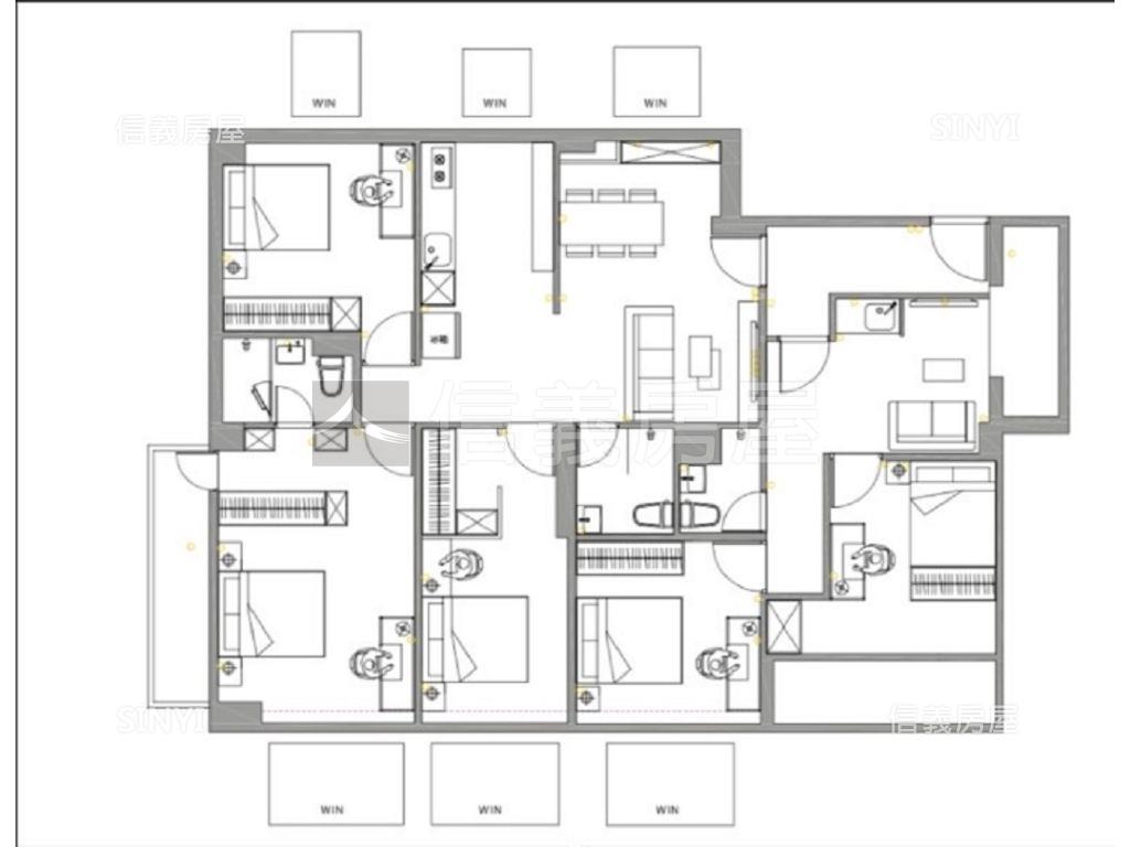 中華路高樓電梯釋出房屋室內格局與周邊環境