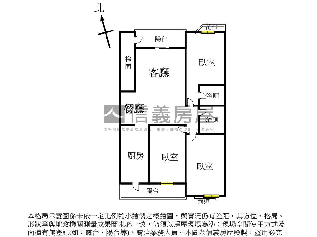 新店總站方正美寓有車位房屋室內格局與周邊環境
