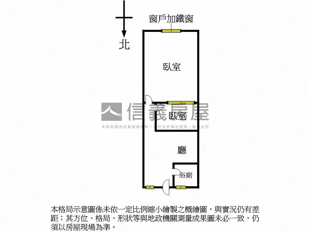 自立一路公寓２房房屋室內格局與周邊環境