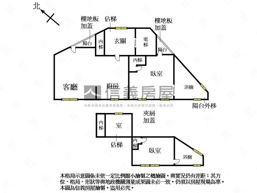 石牌公園挑高美廈房屋室內格局與周邊環境