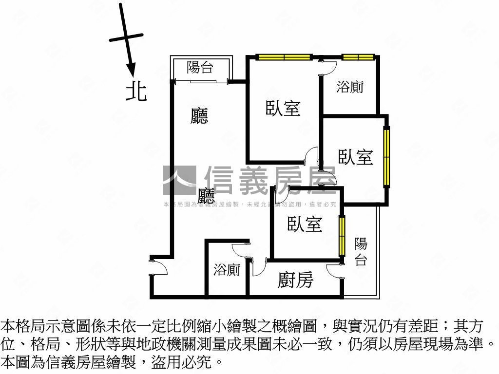 Ａ７金捷市高樓舒適三房房屋室內格局與周邊環境