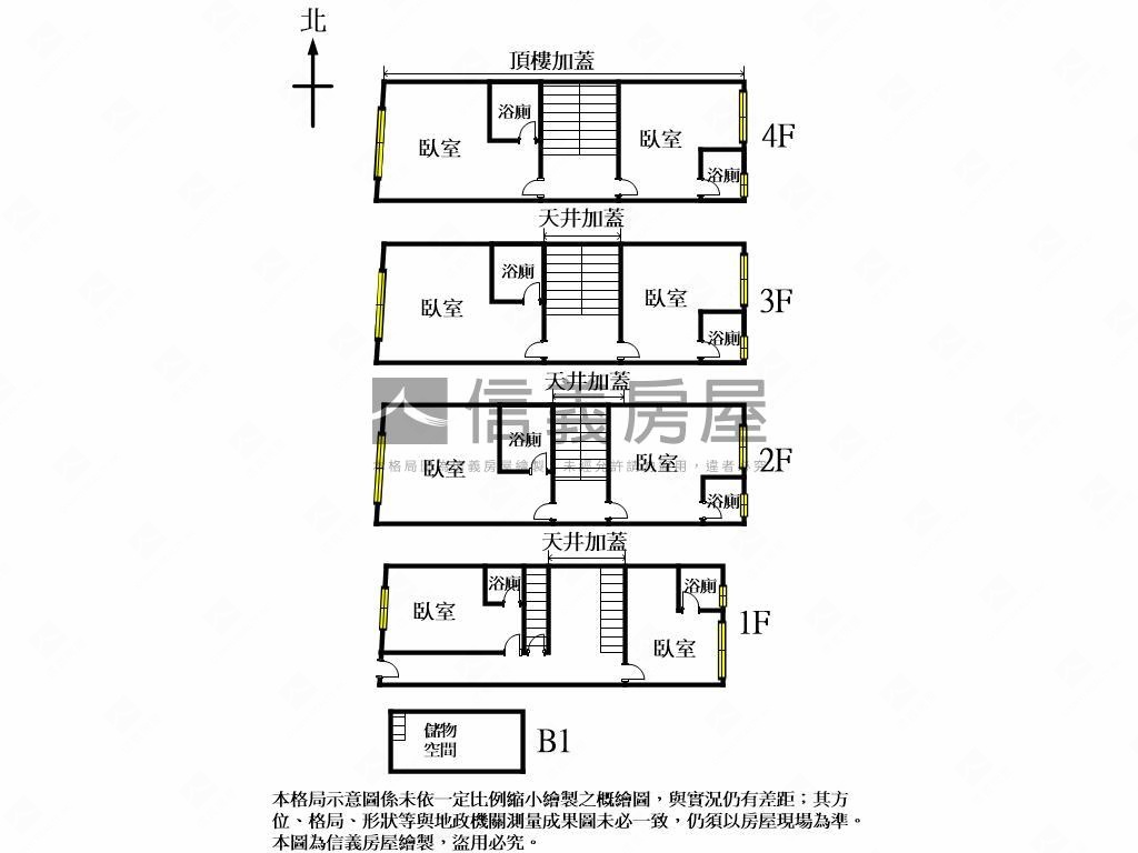 中區第二市場旁收租透天房屋室內格局與周邊環境