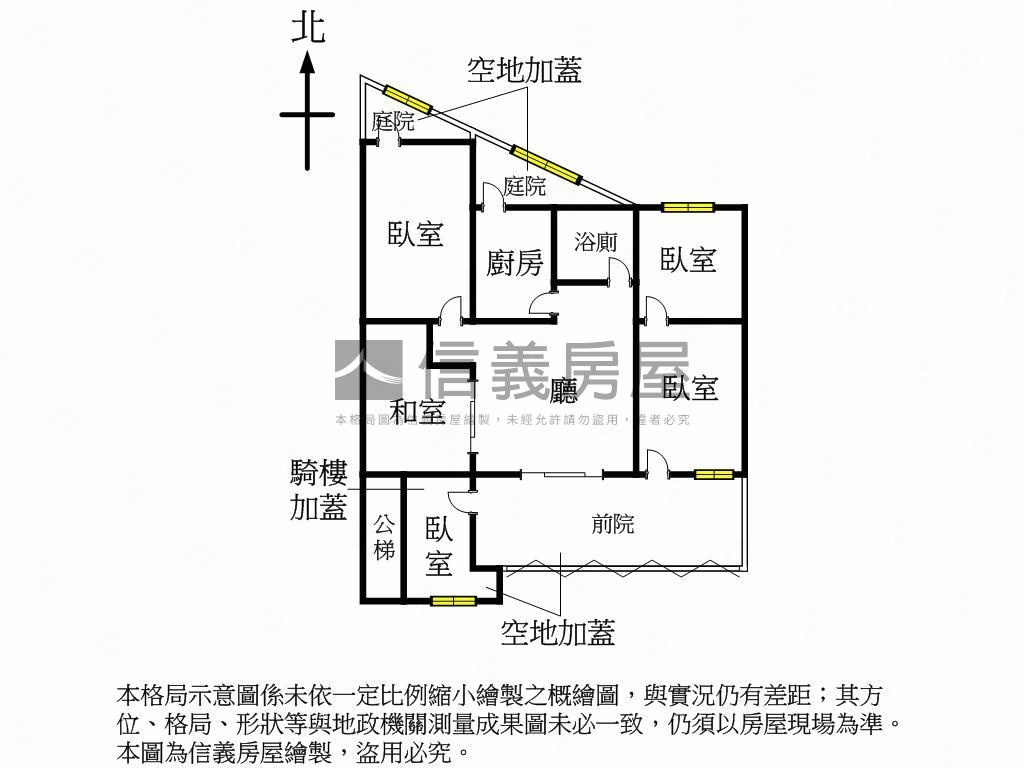 雙敦微風大空間一樓房屋室內格局與周邊環境