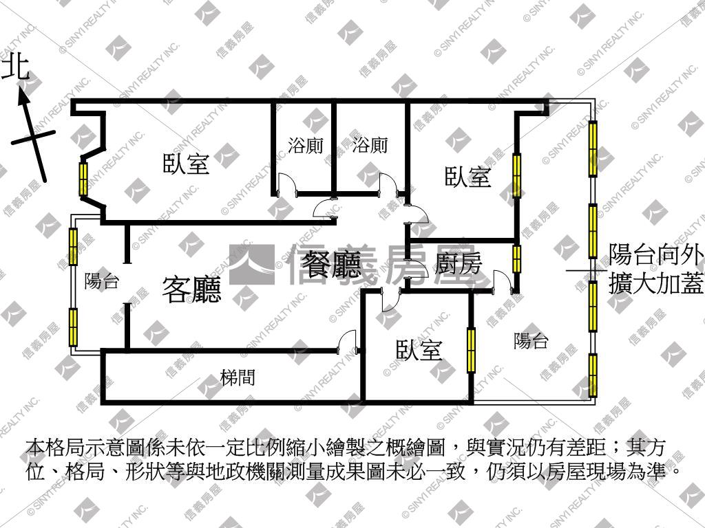 路易市三房車位房屋室內格局與周邊環境