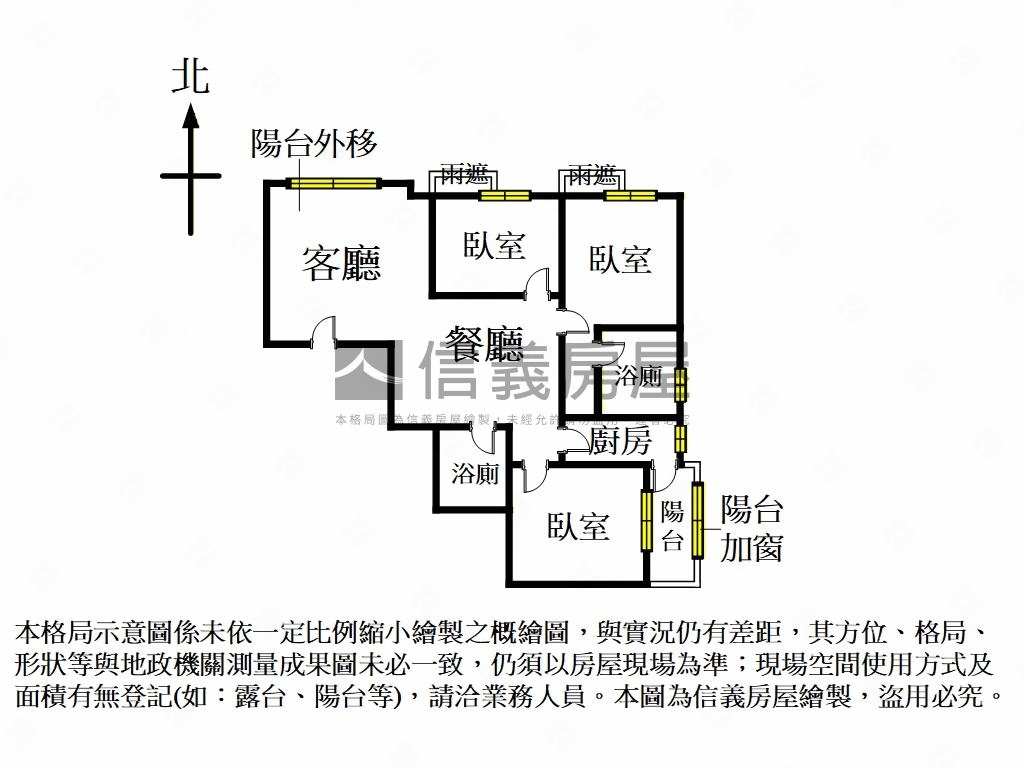 愛在歐洲。通風美三房車位房屋室內格局與周邊環境
