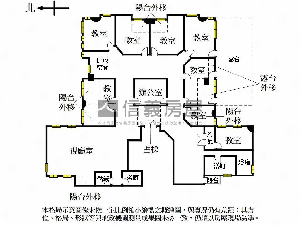 高雄發大財百坪商辦房屋室內格局與周邊環境