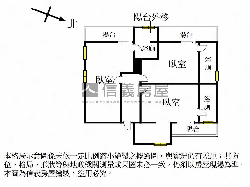 近大立百貨美３房房屋室內格局與周邊環境