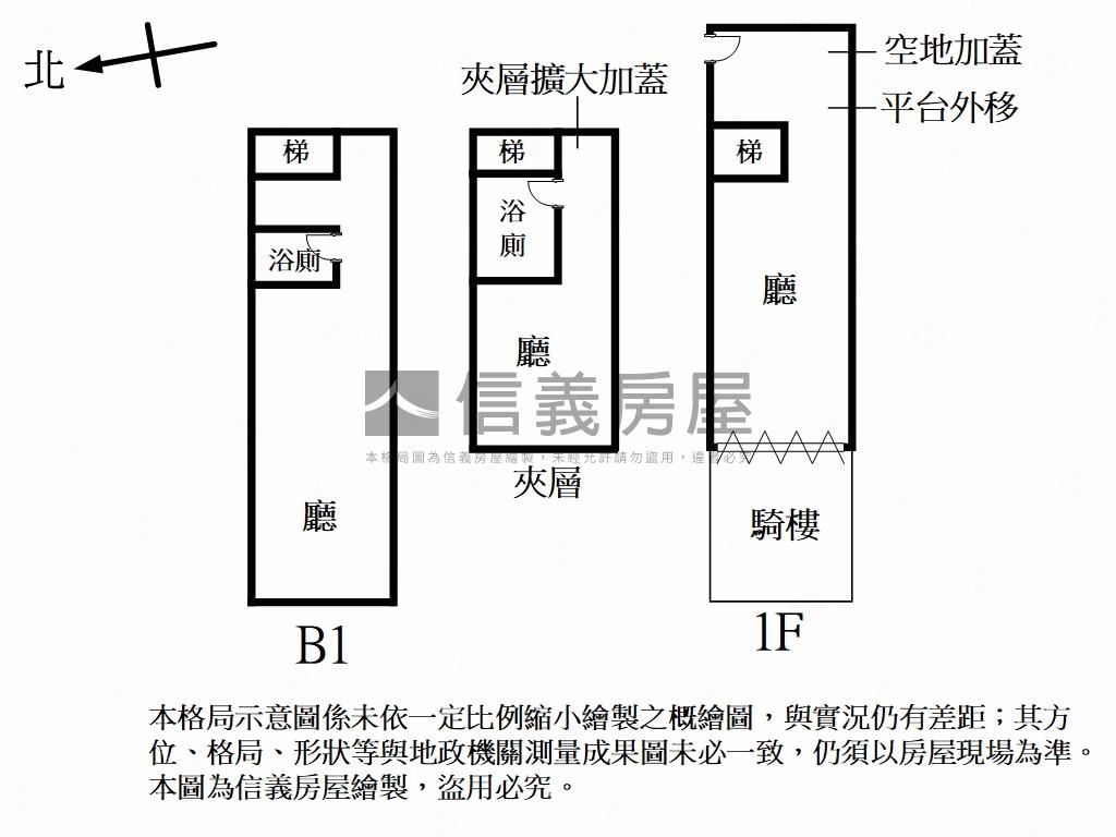 邊間樹海★黃金店面房屋室內格局與周邊環境
