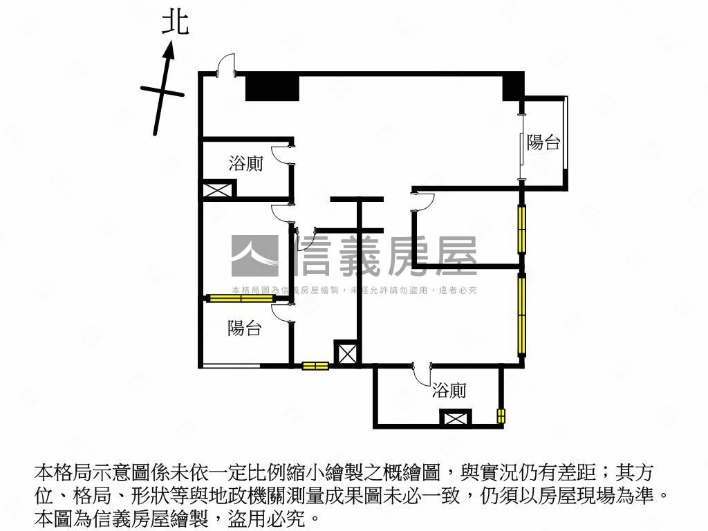 帝景５尊爵河濱樹海大空間房屋室內格局與周邊環境