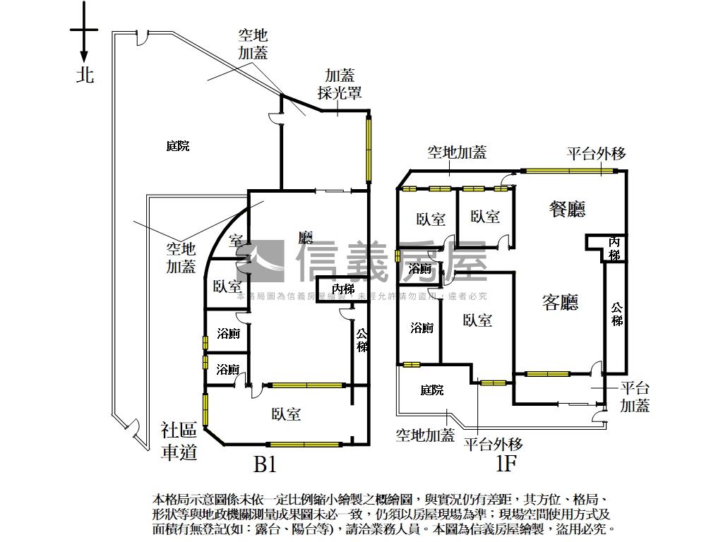 大湖公園大庭院雙車位房屋室內格局與周邊環境
