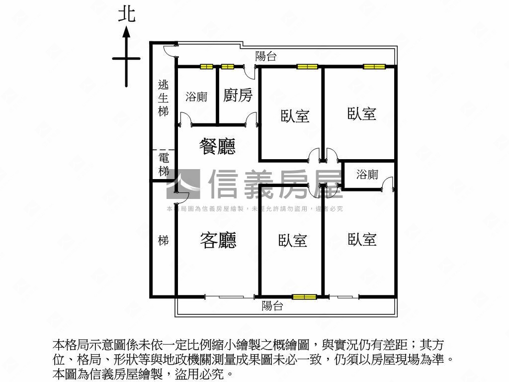 安和捷運明亮電梯四房房屋室內格局與周邊環境