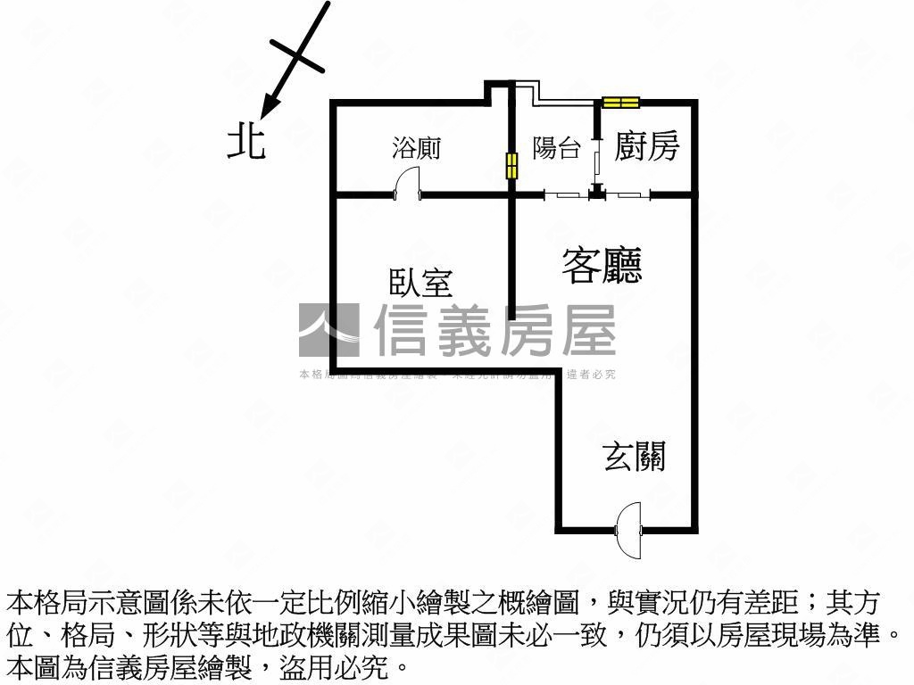 低總價美裝一房一廳房屋室內格局與周邊環境