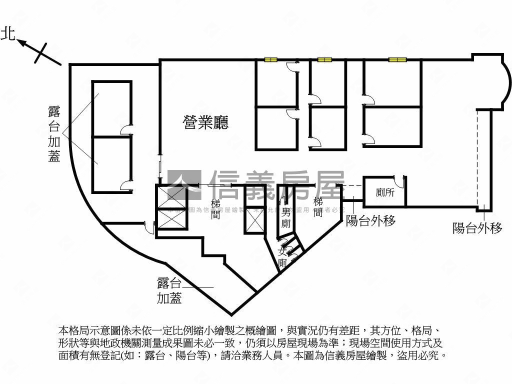 台中西區３０８整層商辦房屋室內格局與周邊環境