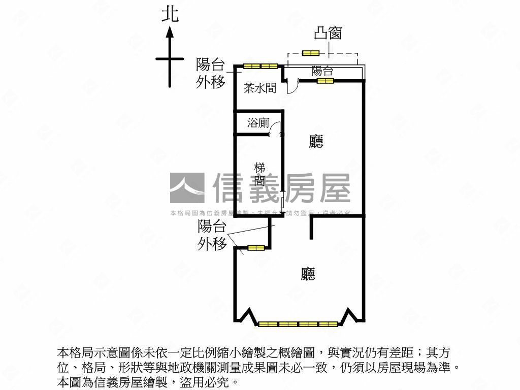 捷運口商用獨戶朝南辦公房屋室內格局與周邊環境