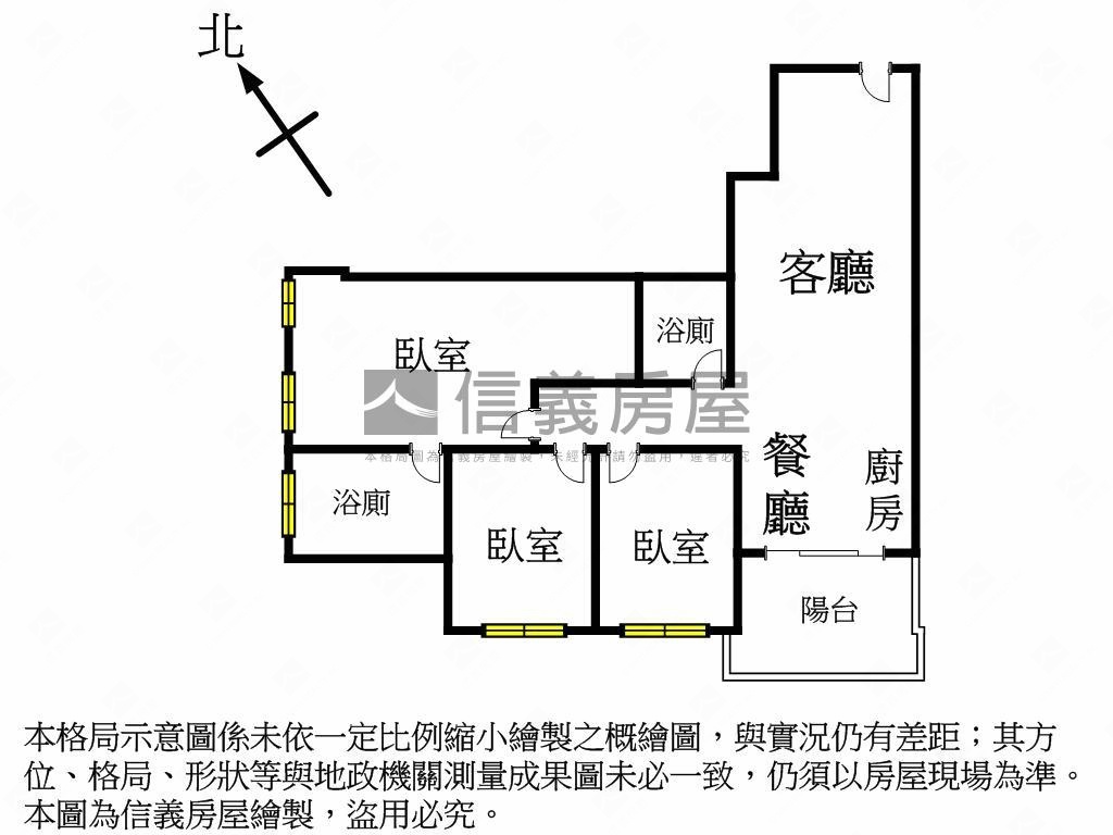 專任※長耀初三房初見美寓房屋室內格局與周邊環境