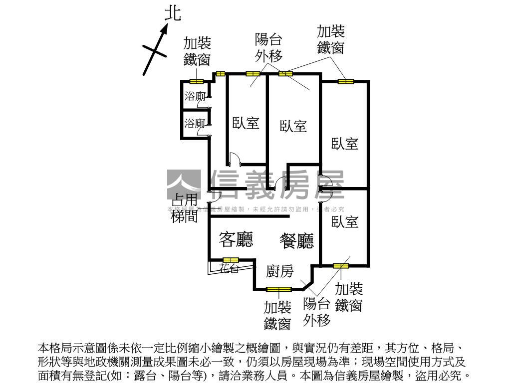 近科博館大四房附平車位房屋室內格局與周邊環境