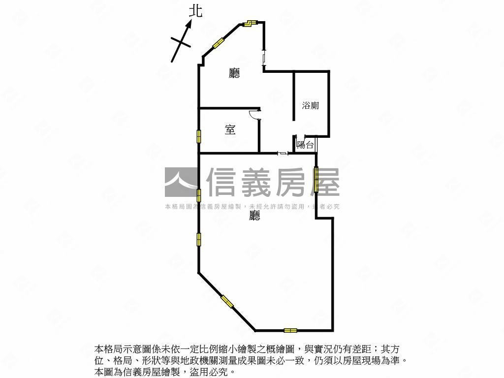 林森四維多功能商辦房屋室內格局與周邊環境