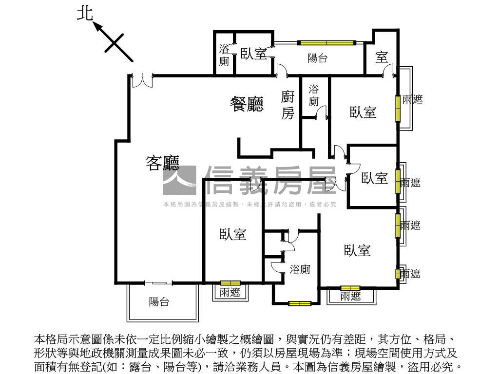 總太花廣朝南視野三平車房屋室內格局與周邊環境