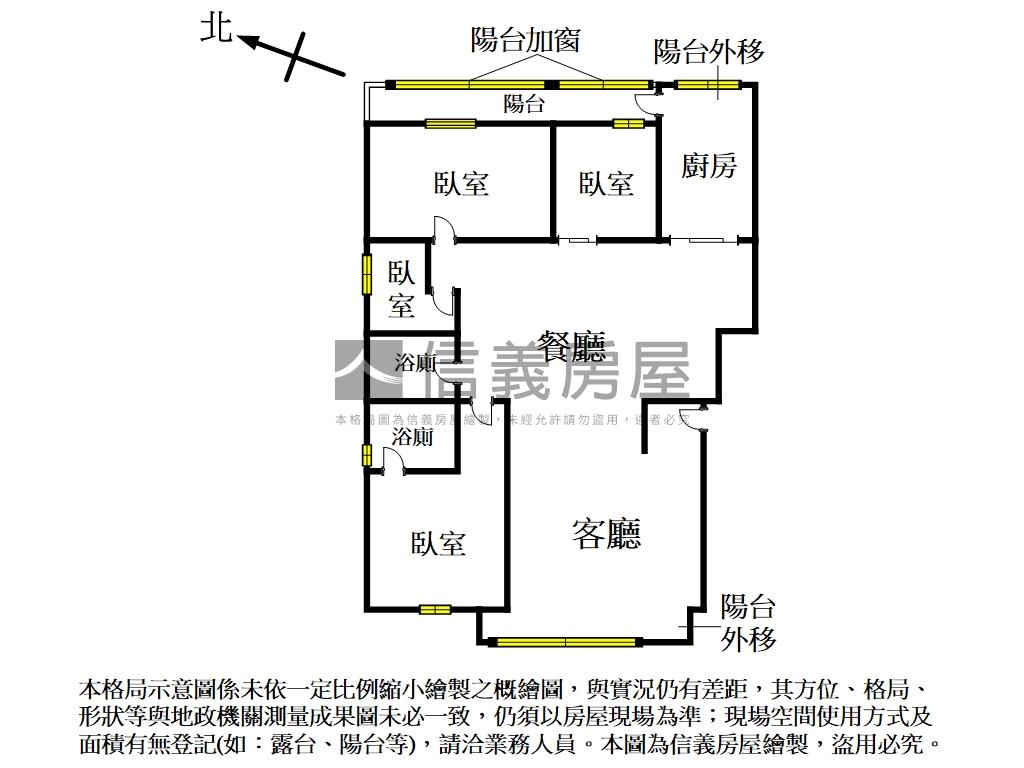 近信義安和綠樹公園美廈房屋室內格局與周邊環境