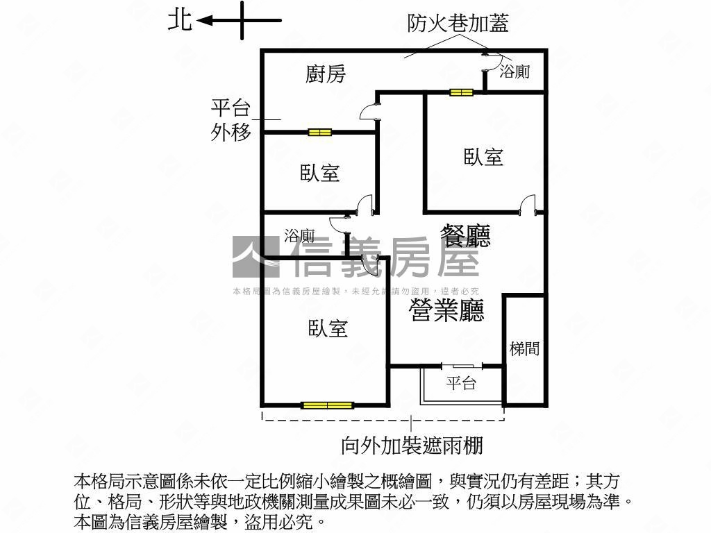 面綠景內湖行政１樓美寓房屋室內格局與周邊環境