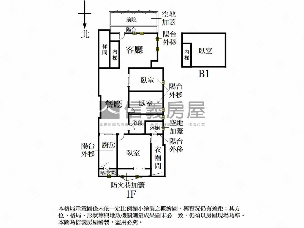 幸安國小靜巷一樓房屋室內格局與周邊環境