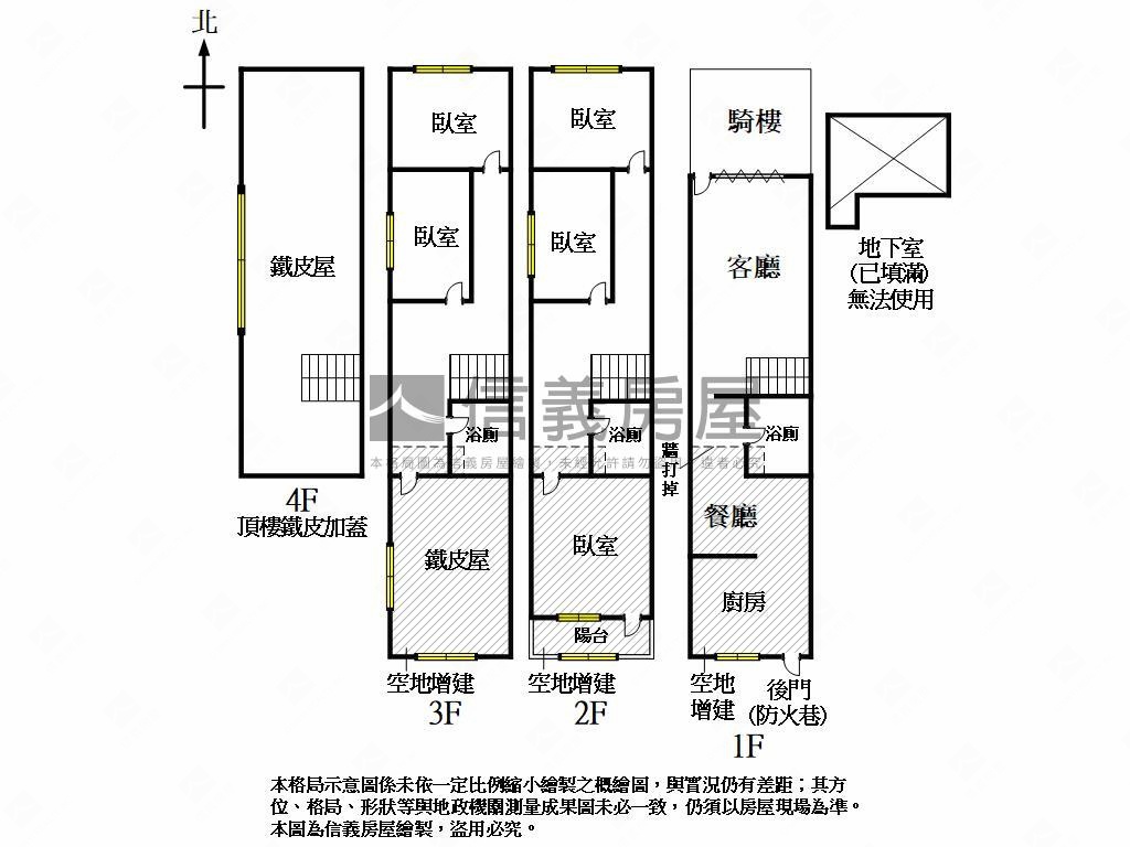 岡山收租美透天房屋室內格局與周邊環境