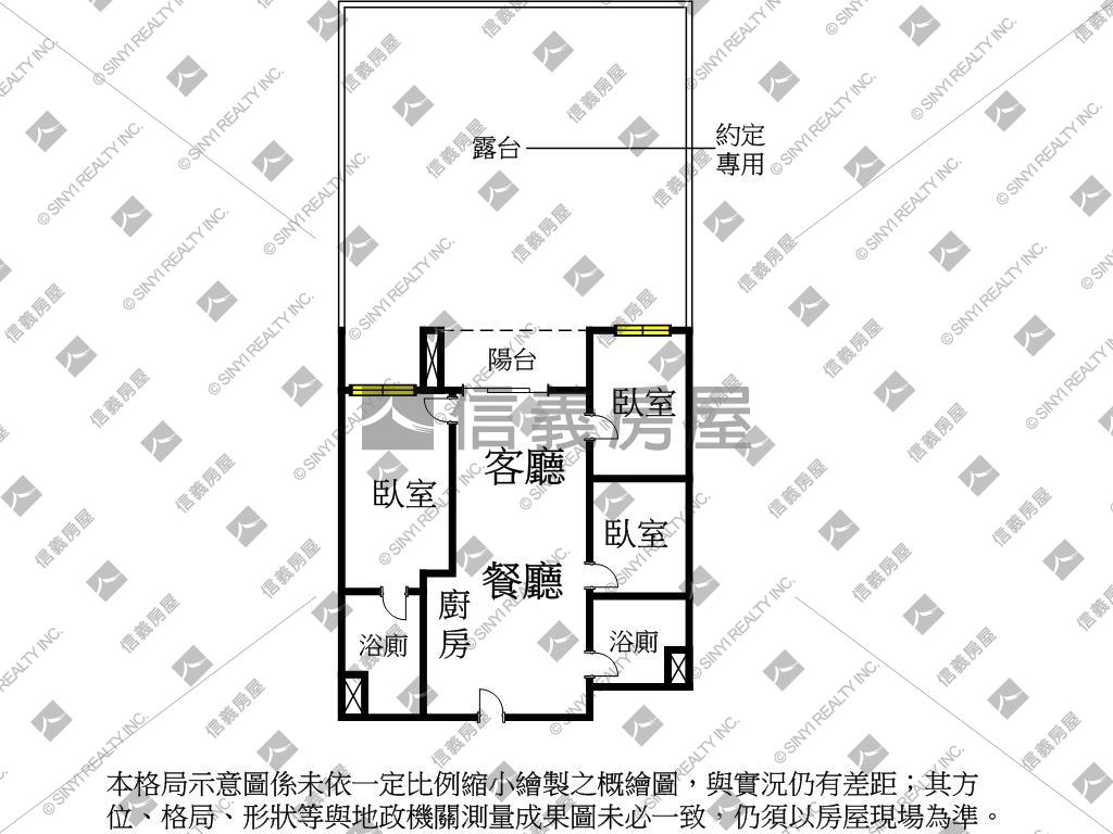 新潤露臺戶★水岸國際建築房屋室內格局與周邊環境