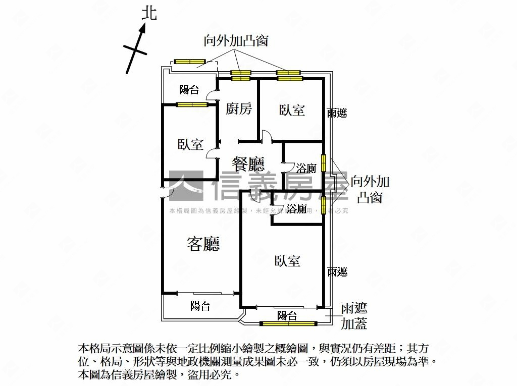 米蘭金典紅樹林輕軌三房房屋室內格局與周邊環境