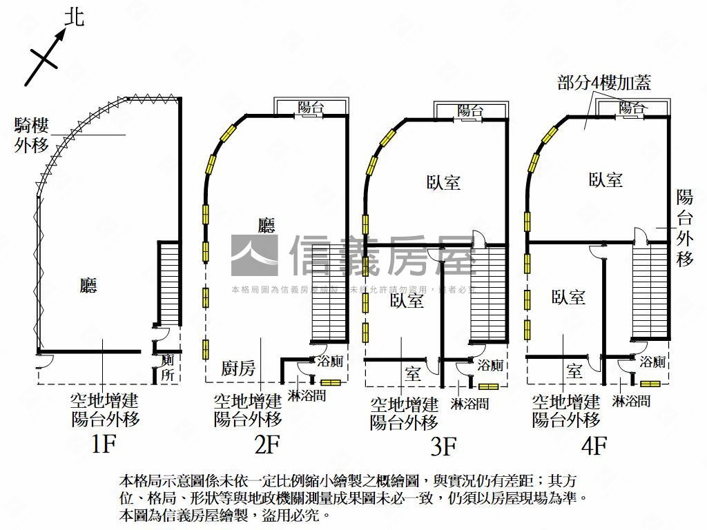 后安路‧面寬角店房屋室內格局與周邊環境
