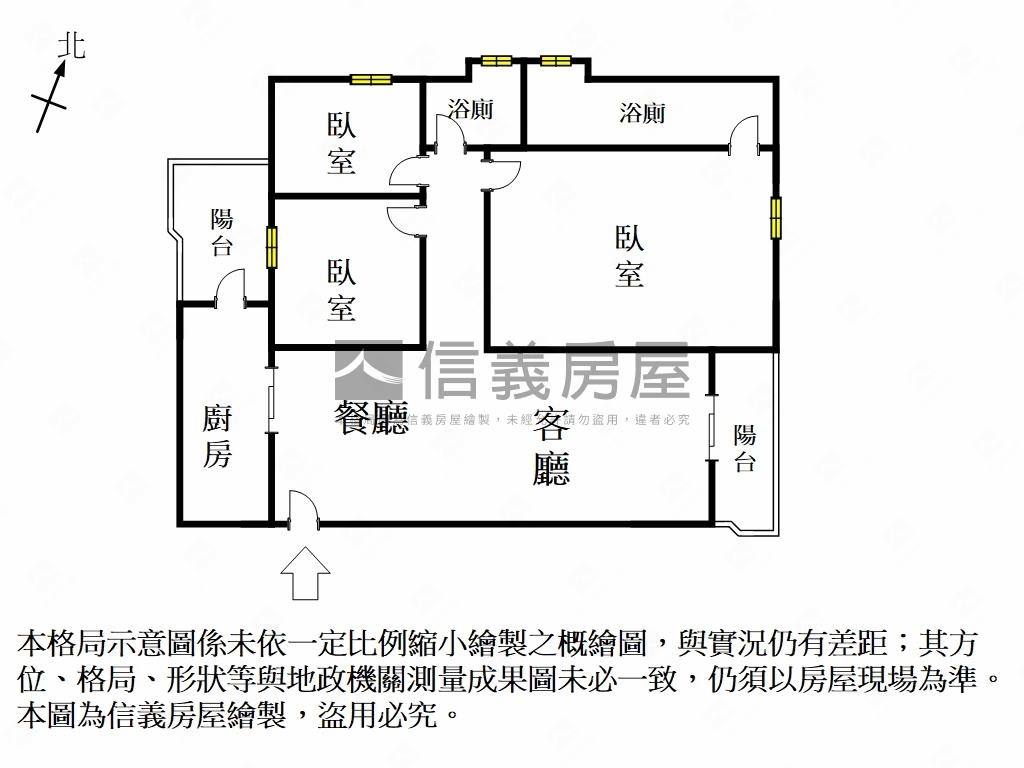 九份子邰欣地堡三房雙平車房屋室內格局與周邊環境