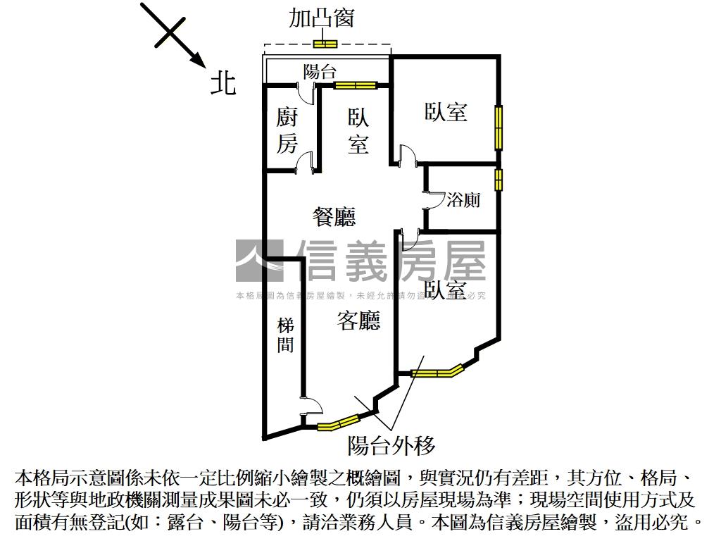 鄰近再興中學）公寓２樓房屋室內格局與周邊環境