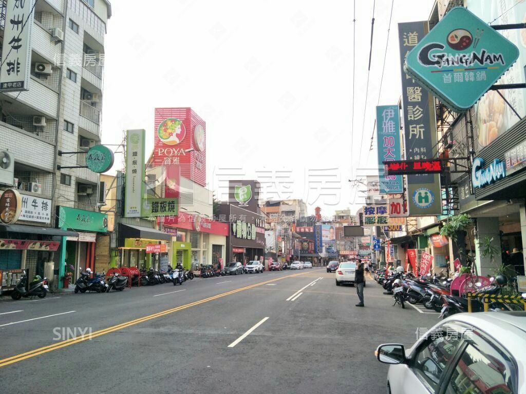 逢甲臨路角間透天店面房屋室內格局與周邊環境