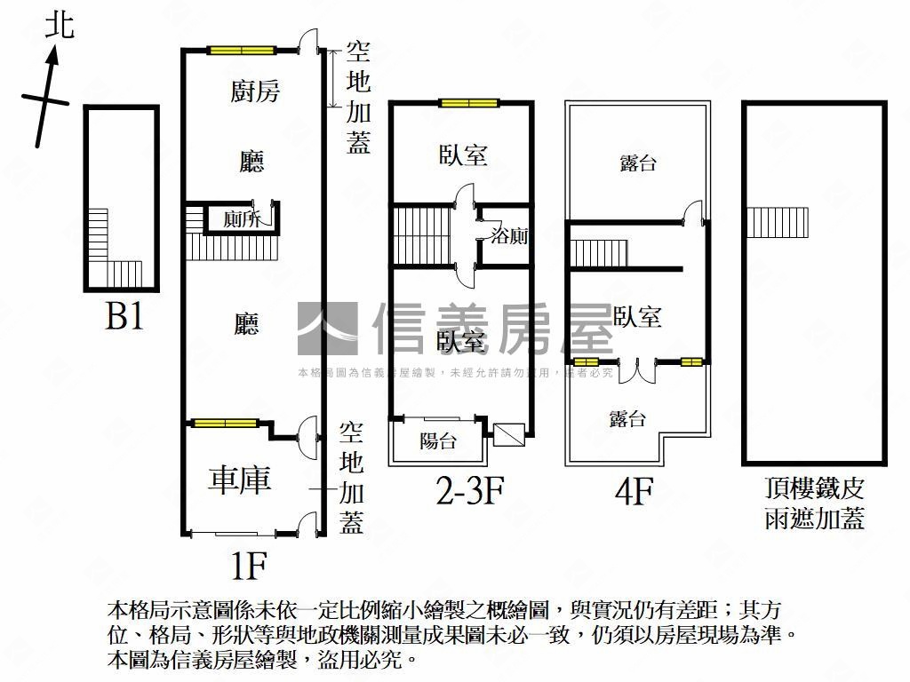 陽明商圈鬧中取靜正路透天房屋室內格局與周邊環境