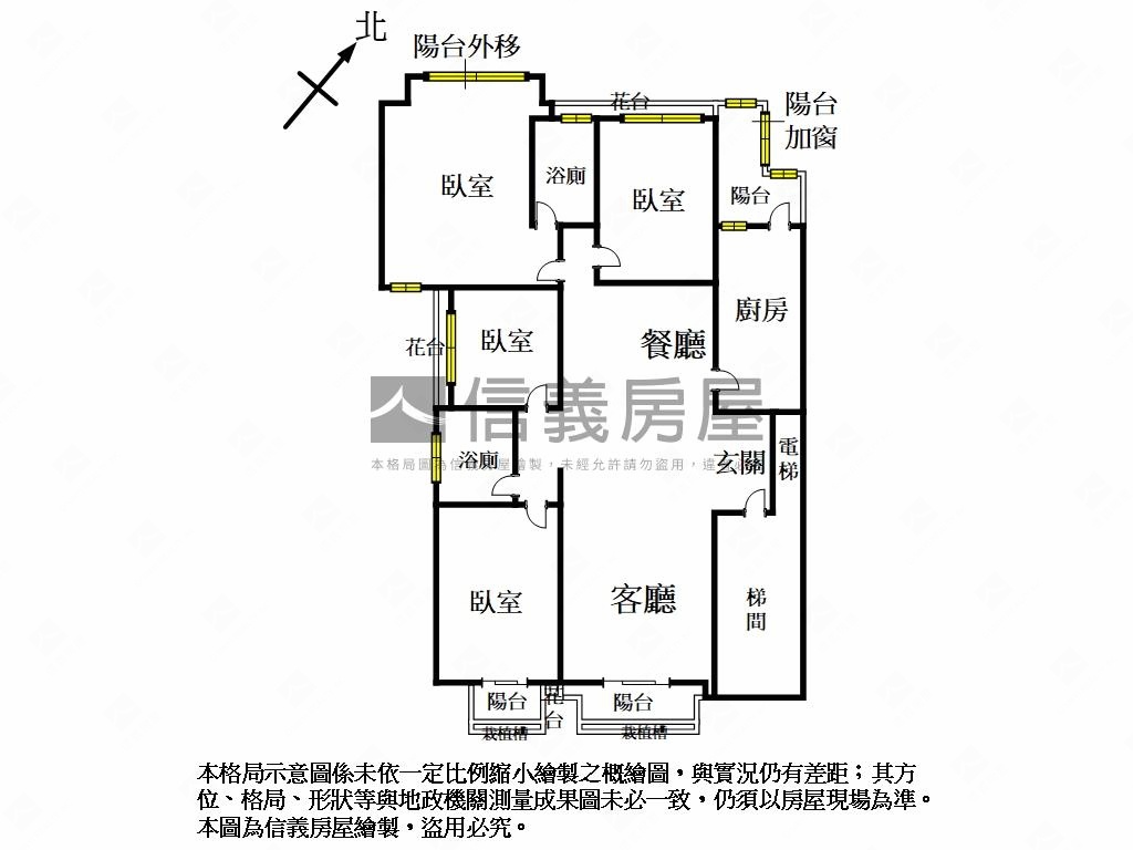 【新接】綠意天母電梯四房房屋室內格局與周邊環境