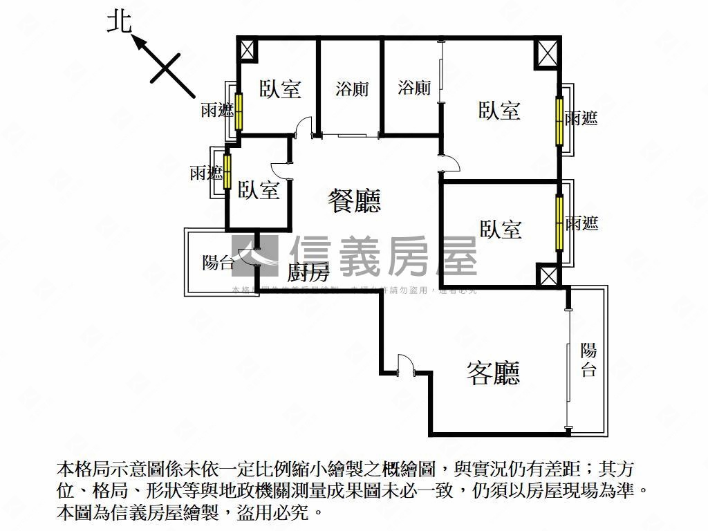 美術館河景️四房平車房屋室內格局與周邊環境