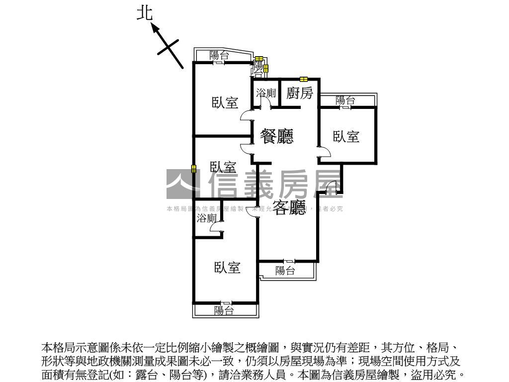 台大公館稀有四房美廈房屋室內格局與周邊環境