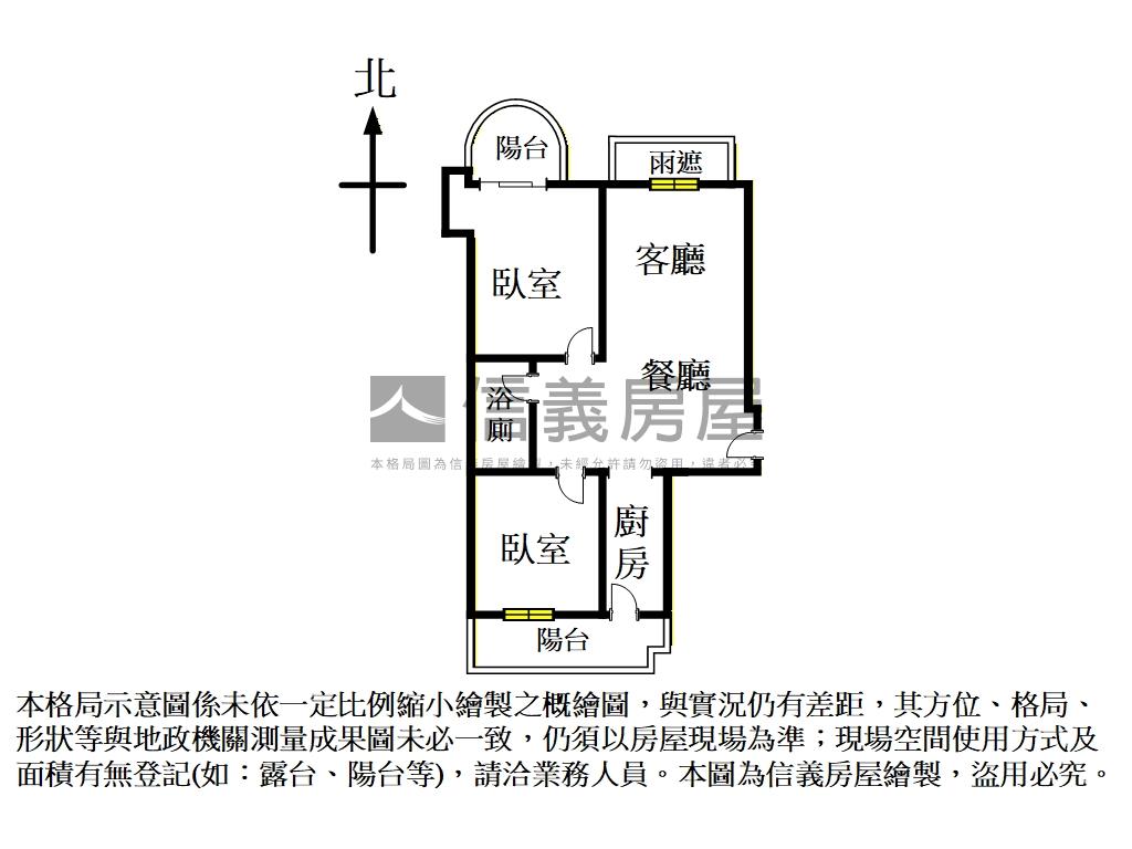 普羅旺斯‧近輕軌‧兩房房屋室內格局與周邊環境
