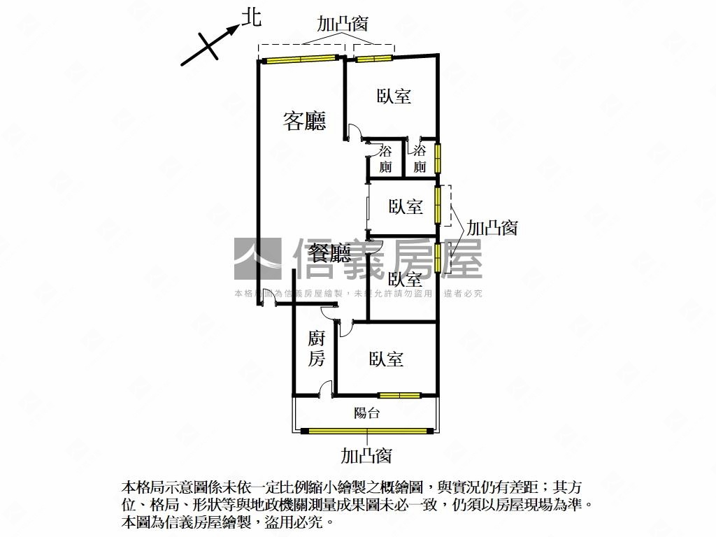 新案～艾菲爾四房附車位房屋室內格局與周邊環境