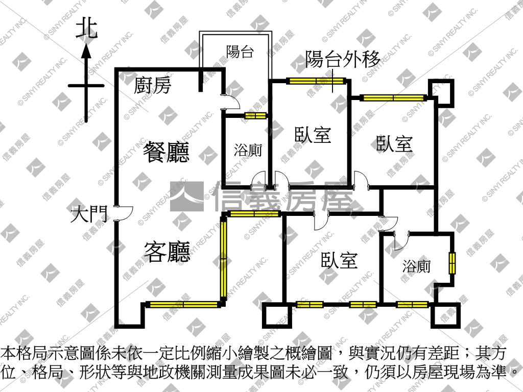 ［靜心］干邑莊園大器三房房屋室內格局與周邊環境