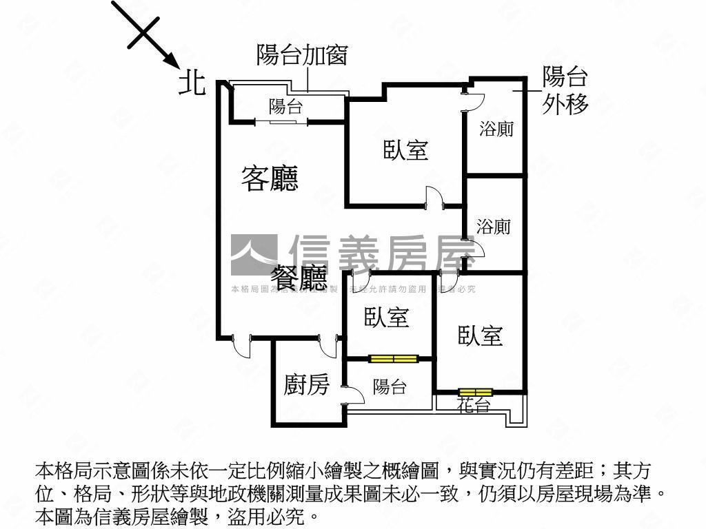 未來雙捷運。邊間次頂樓房屋室內格局與周邊環境