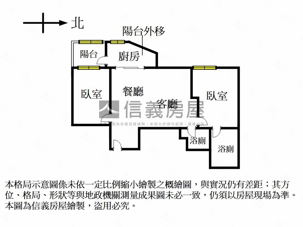 捷運公園絕美２房房屋室內格局與周邊環境